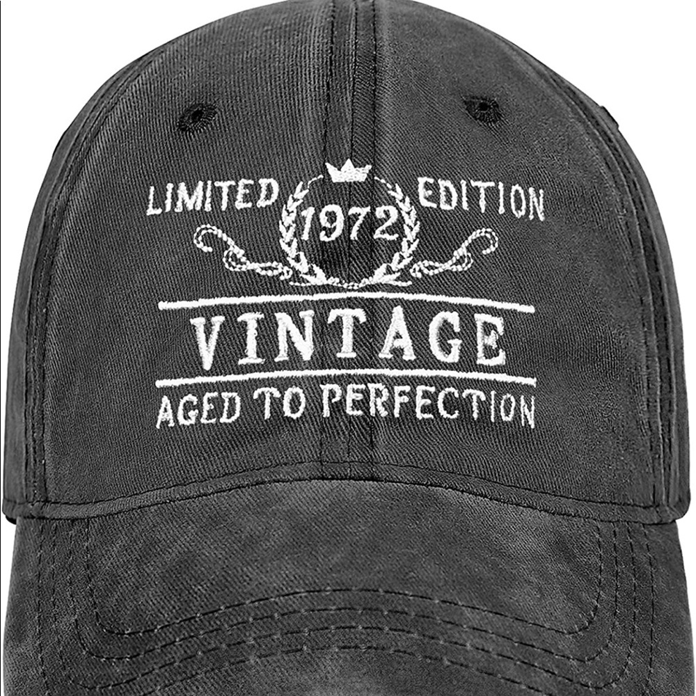 50thBirthday Gift for Parents 1972Unique Gift Hats for Parents Turning 50th